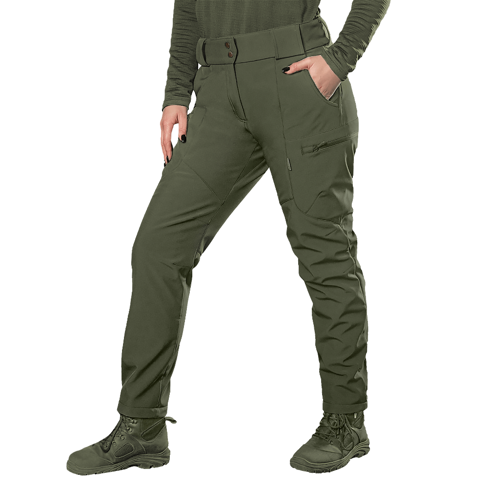 Штани Camotec Pani SoftShell Оливковий KOMBAT