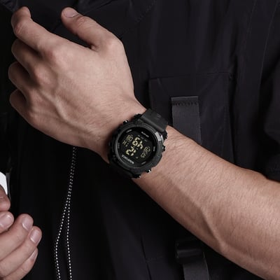 Чоловічий водостійкий тактичний годинник Naviforce Europe Black - Фото 5