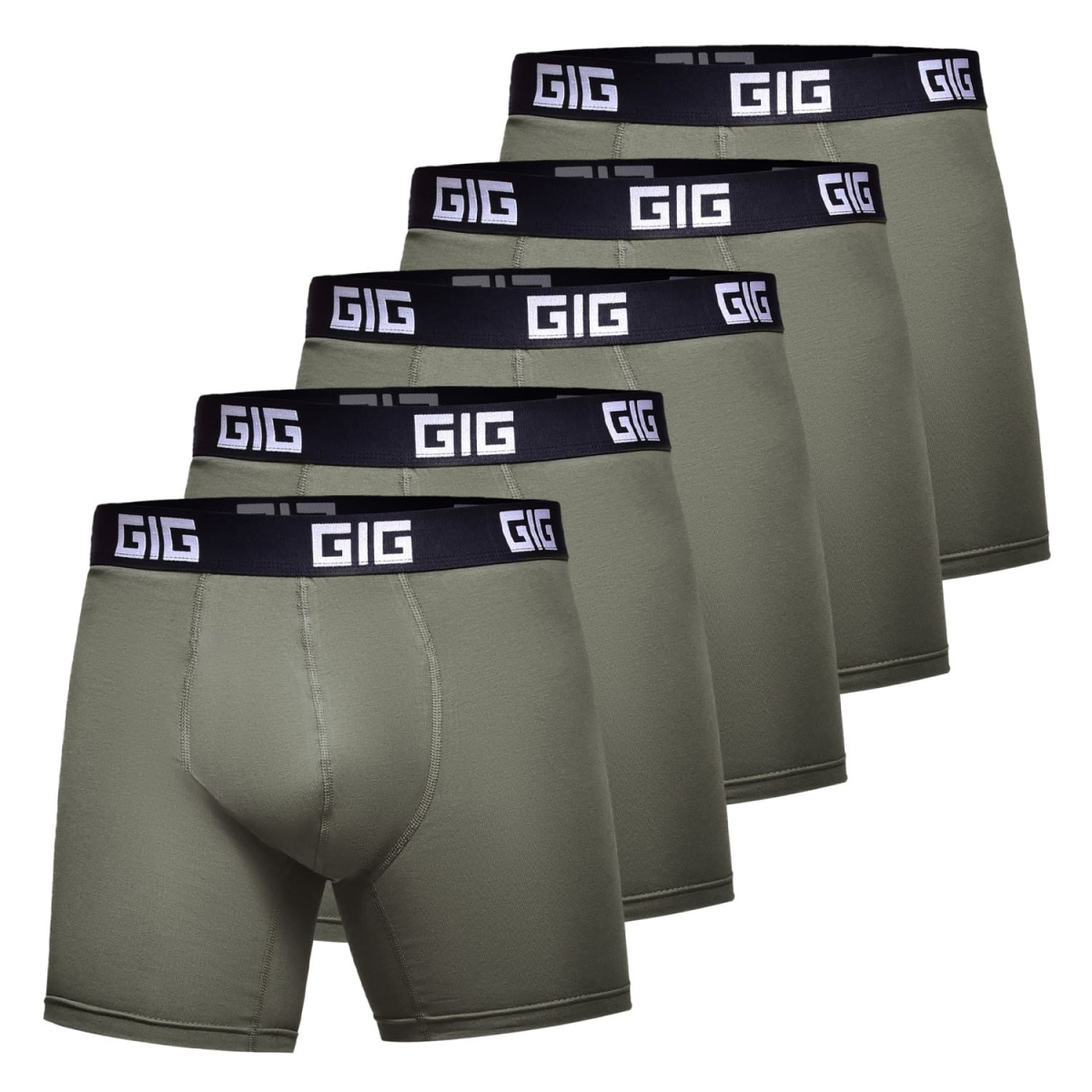 Комплект трусів Dynamic подовжені. Колір Ranger Green, 5 шт GIG MILITARY