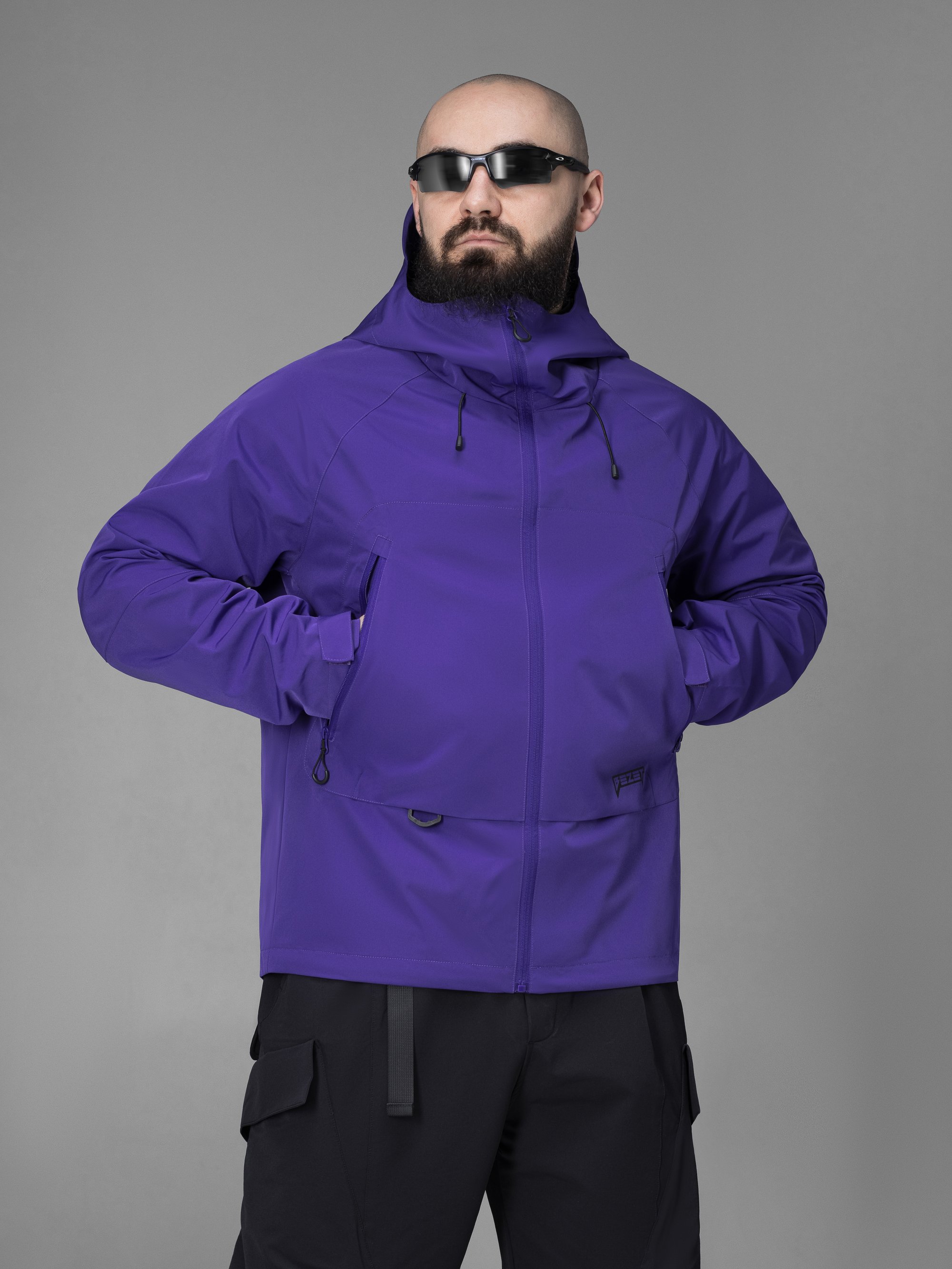 Куртка вітрівка BEZET Trail фіолетовий - Фото 6