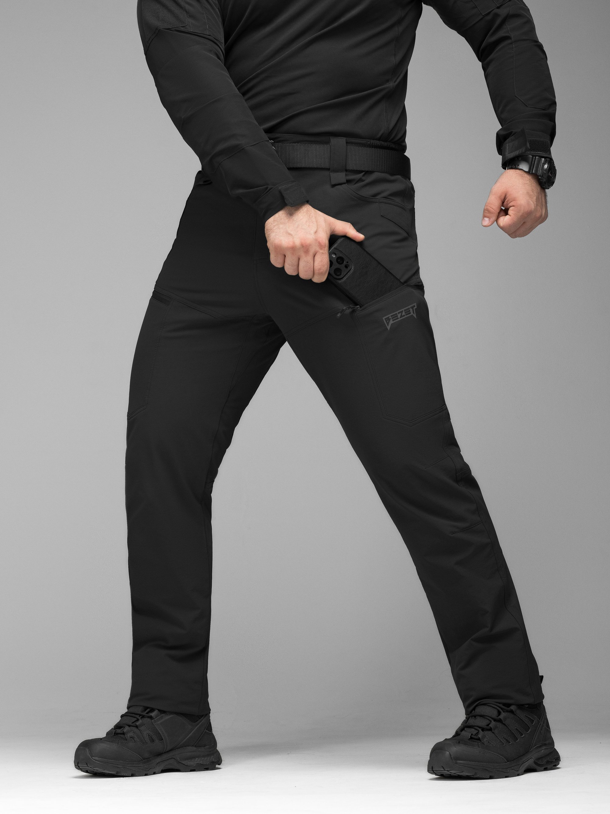 Штани карго тактичні BEZET TactDry 240 чорний - Фото 5