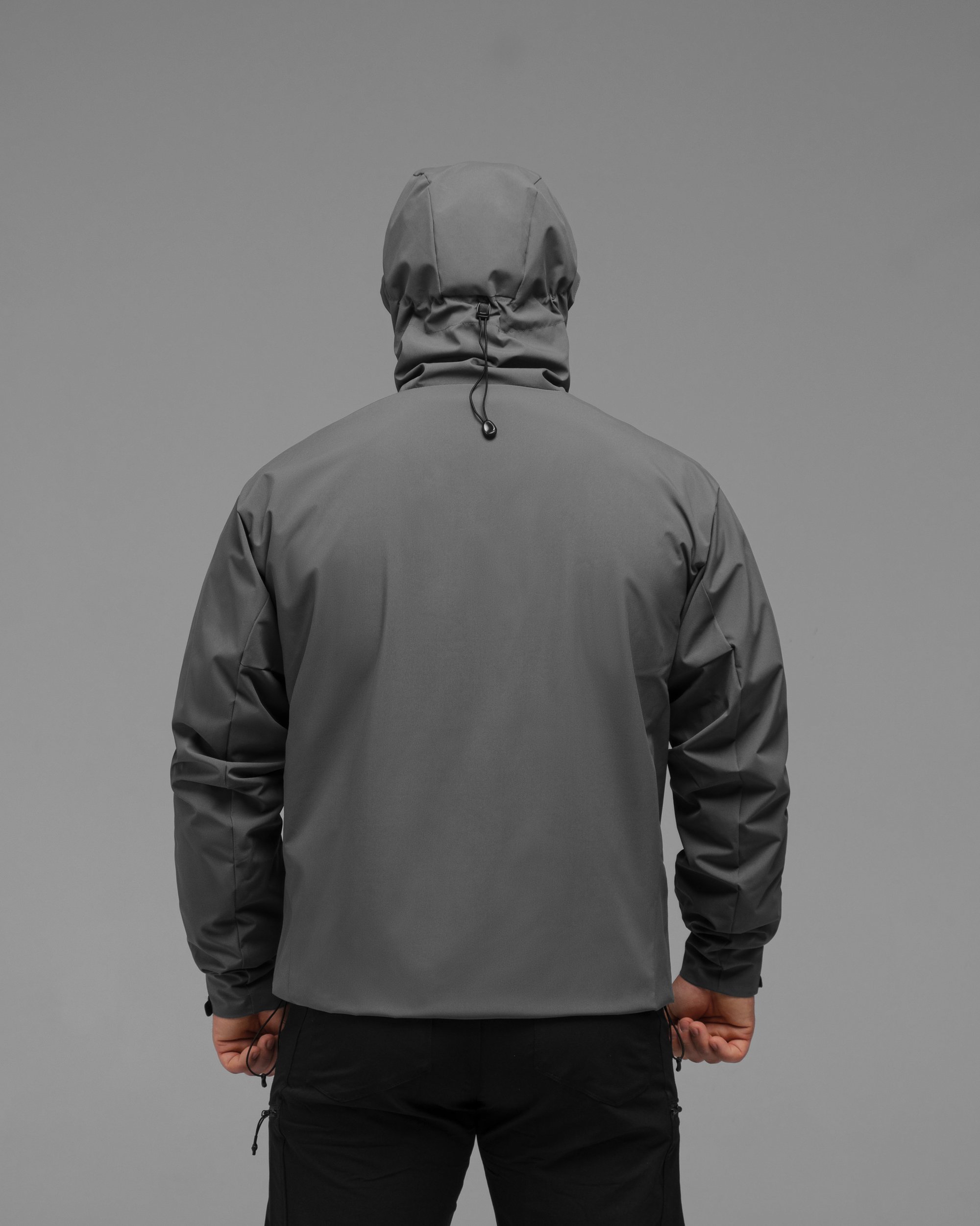 Куртка вітрівка BEZET WindBreaker сірий - Фото 14