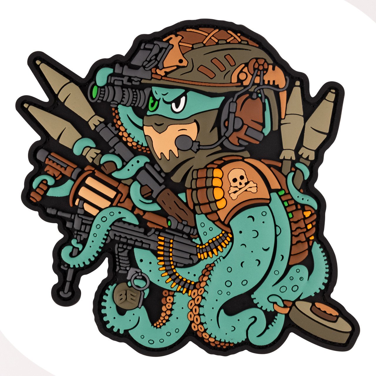 3D ПВХ патч "Осьминог" - Brand Element