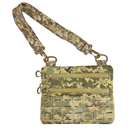 Тактична чоловіча сумка через плече RoKit Pixel M із MOLLE та панеллю велкро