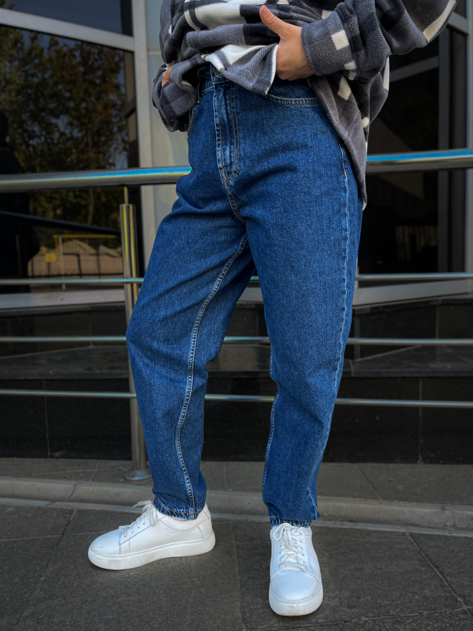 Джинси жіночі Reload - MOM Classic, синій