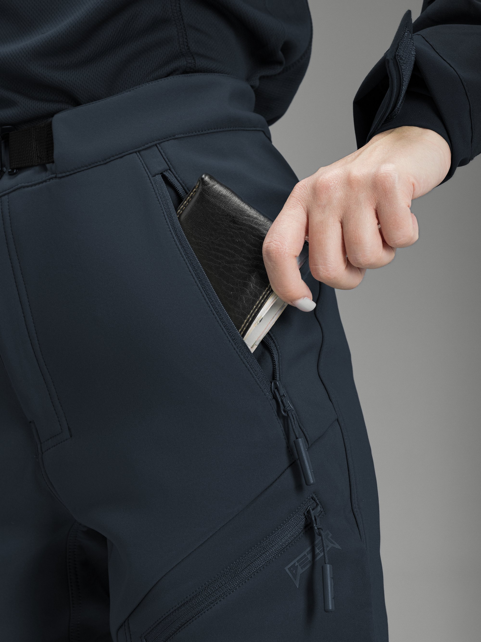 Брюки карго тактичні жіночі Softshell BEZET Techwear синій - Фото 15