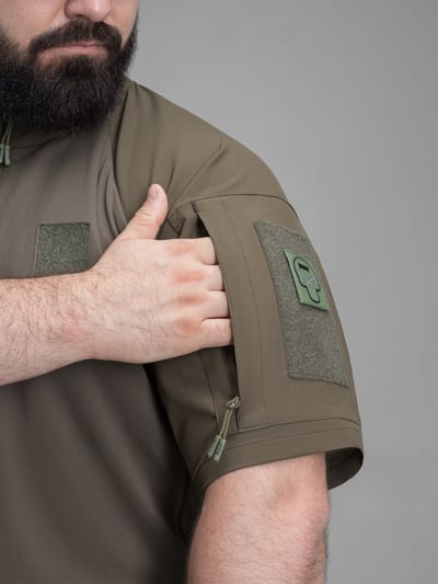 Футболка тактична бойова BEZET Combat хакі - Фото 14