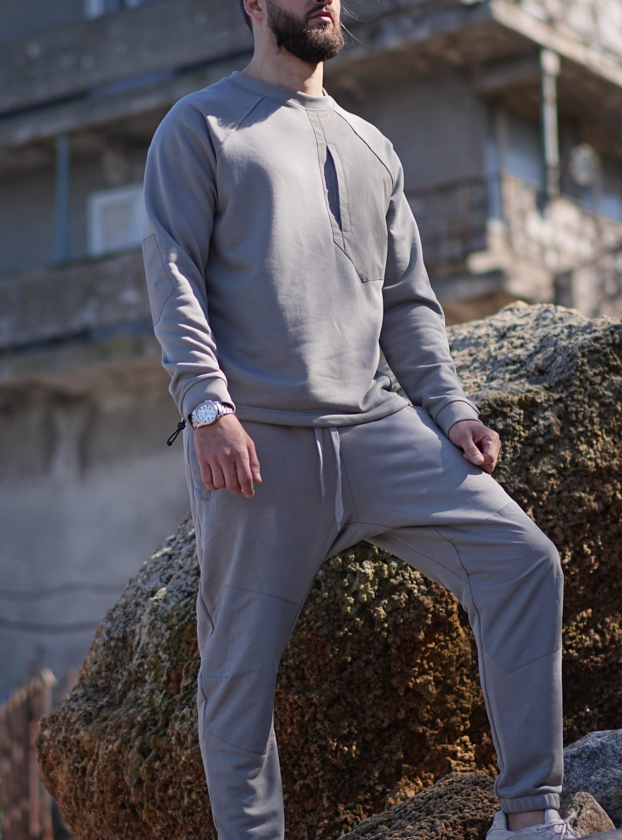 Спортивний костюм TRANSFORMATION Сірий MALVA AMMUNITION UKRAINE