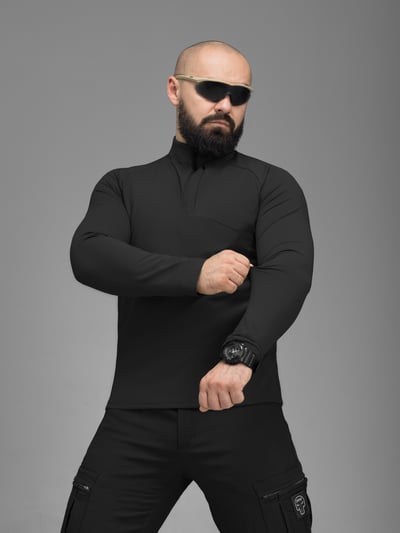 Кофта BEZET Active чорний - Фото 6