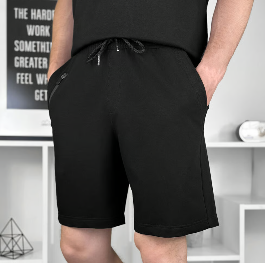 Чоловічі літні чорні шорти Pobedov Griz