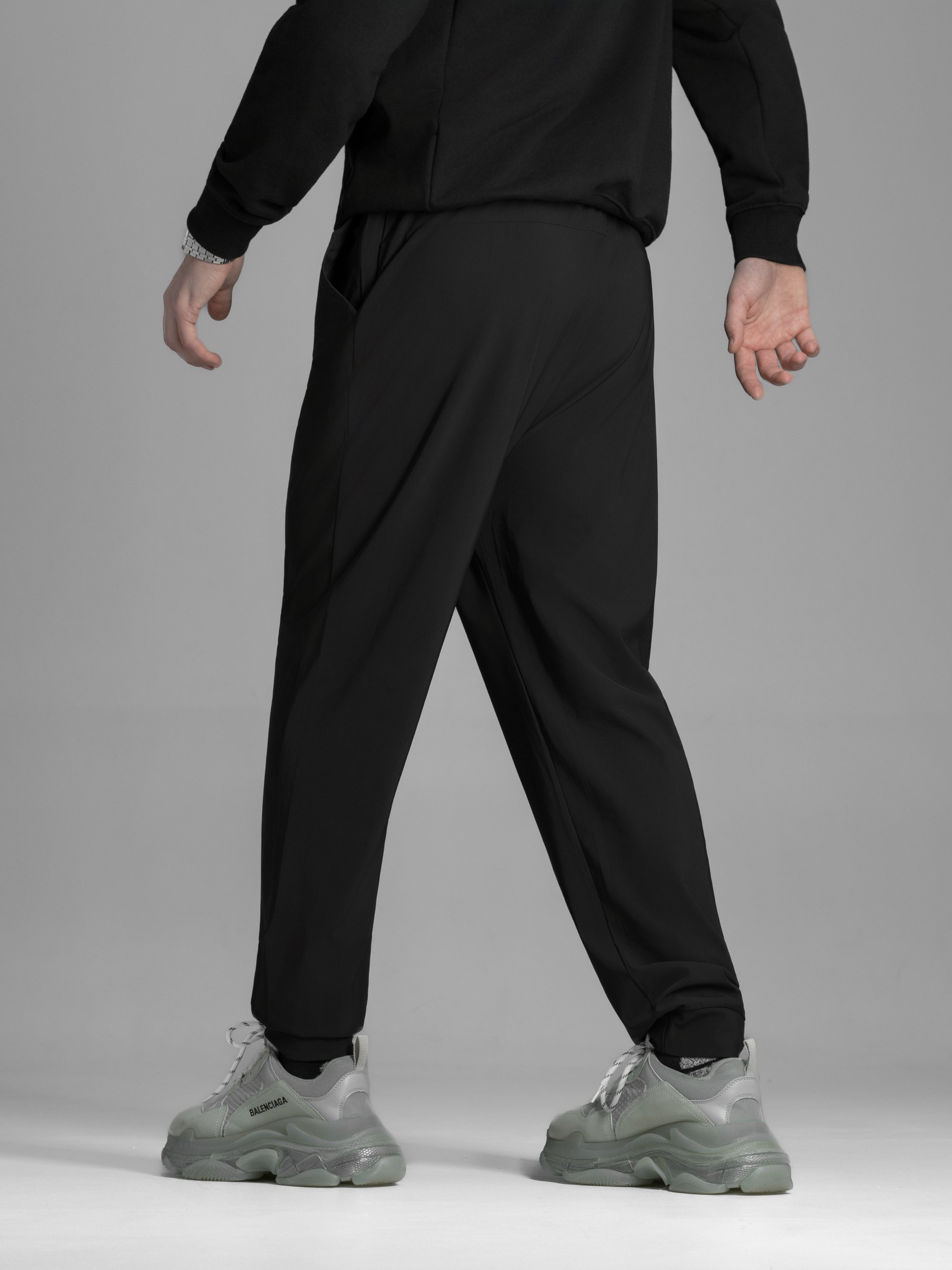 Штани джогери BEZET Raw чорний - Фото 8