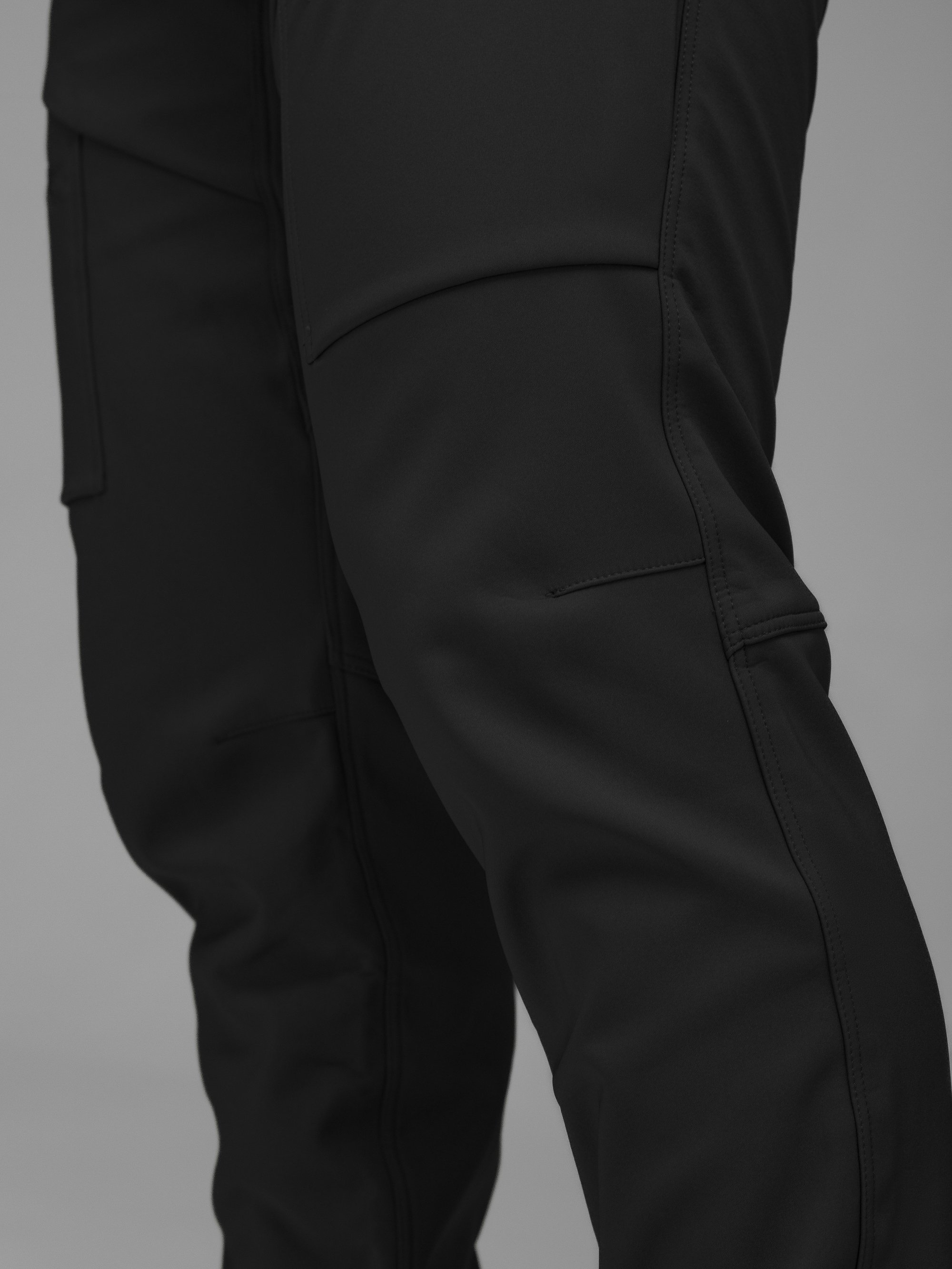 Брюки карго тактичні Softshell BEZET Techwear чорний - Фото 22