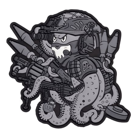 LIMITED ПВХ Патч (шеврон) "Night Octopus" Brand Element