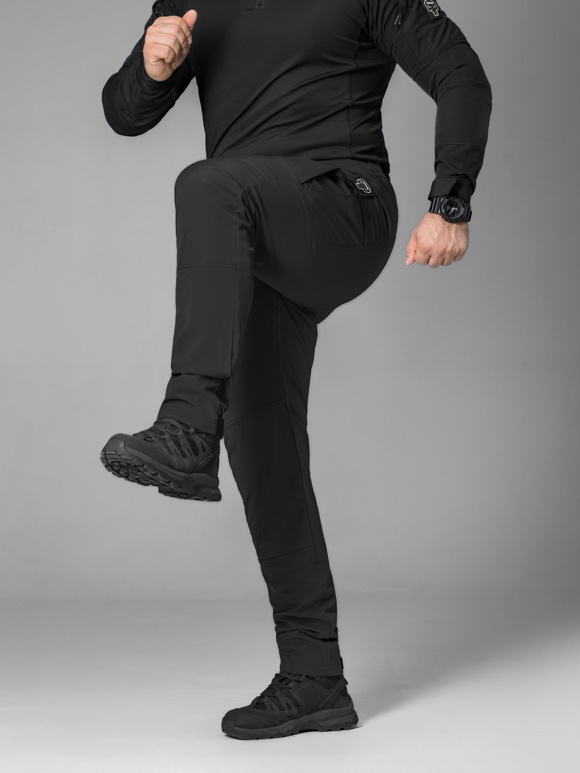 Штани карго тактичні BEZET Капелан чорний - Фото 12