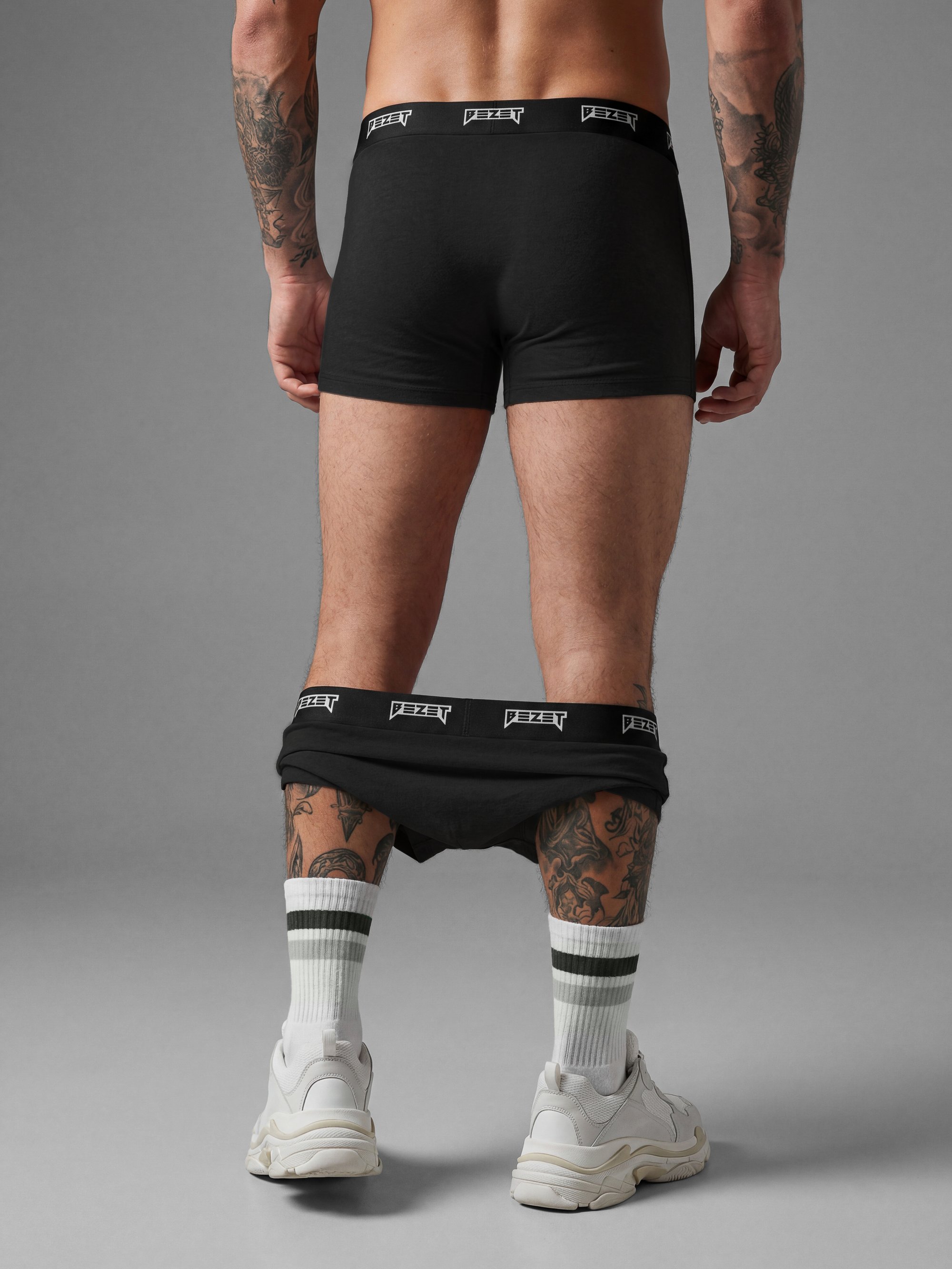 Комплект трусів BEZET Boxer чорний (2 пари) - Фото 8