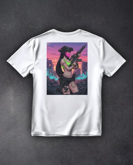 Футболка з принтом "BarbWire" color біла We feel