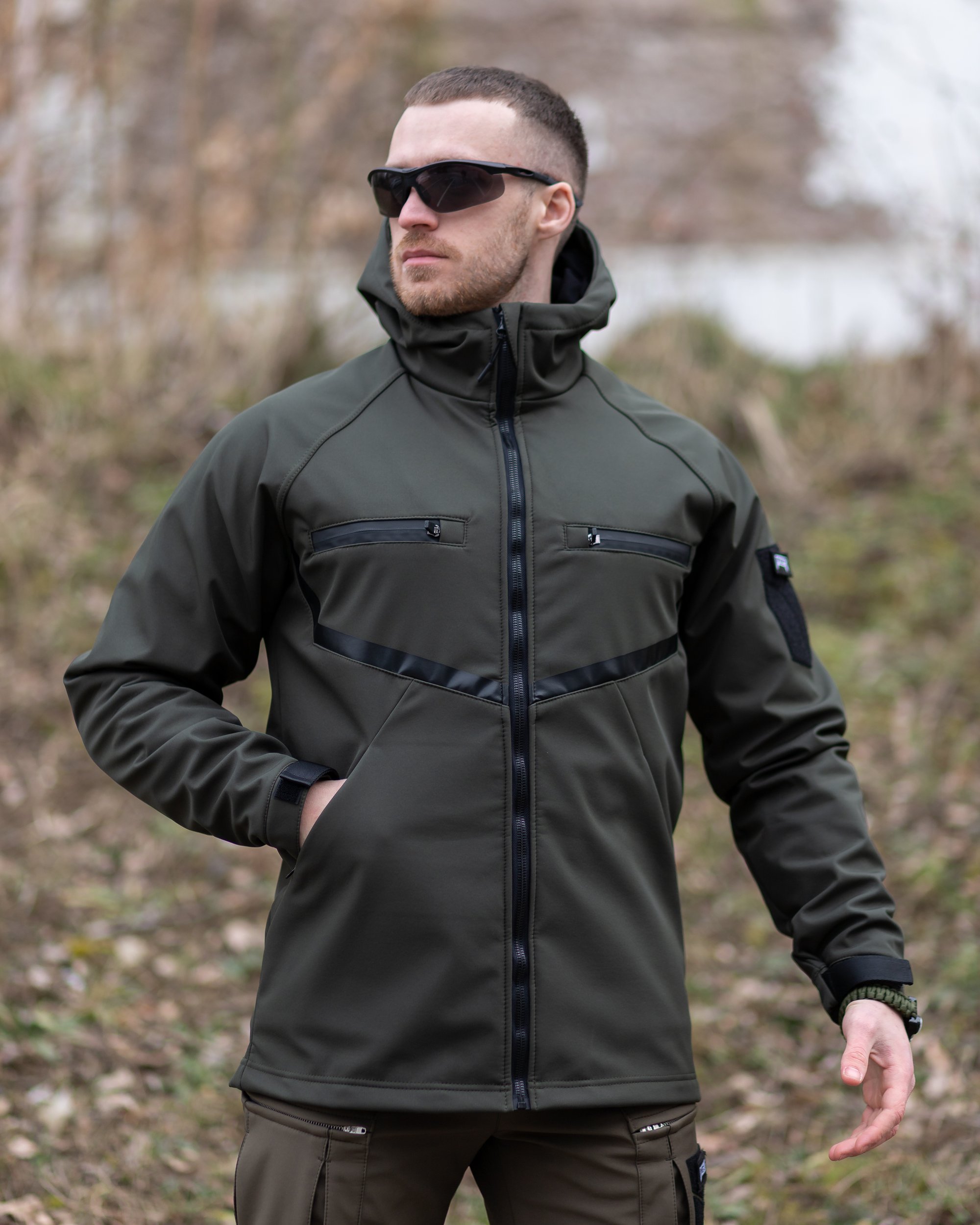 Куртка SOFTSHELL BEZET Omega хакі