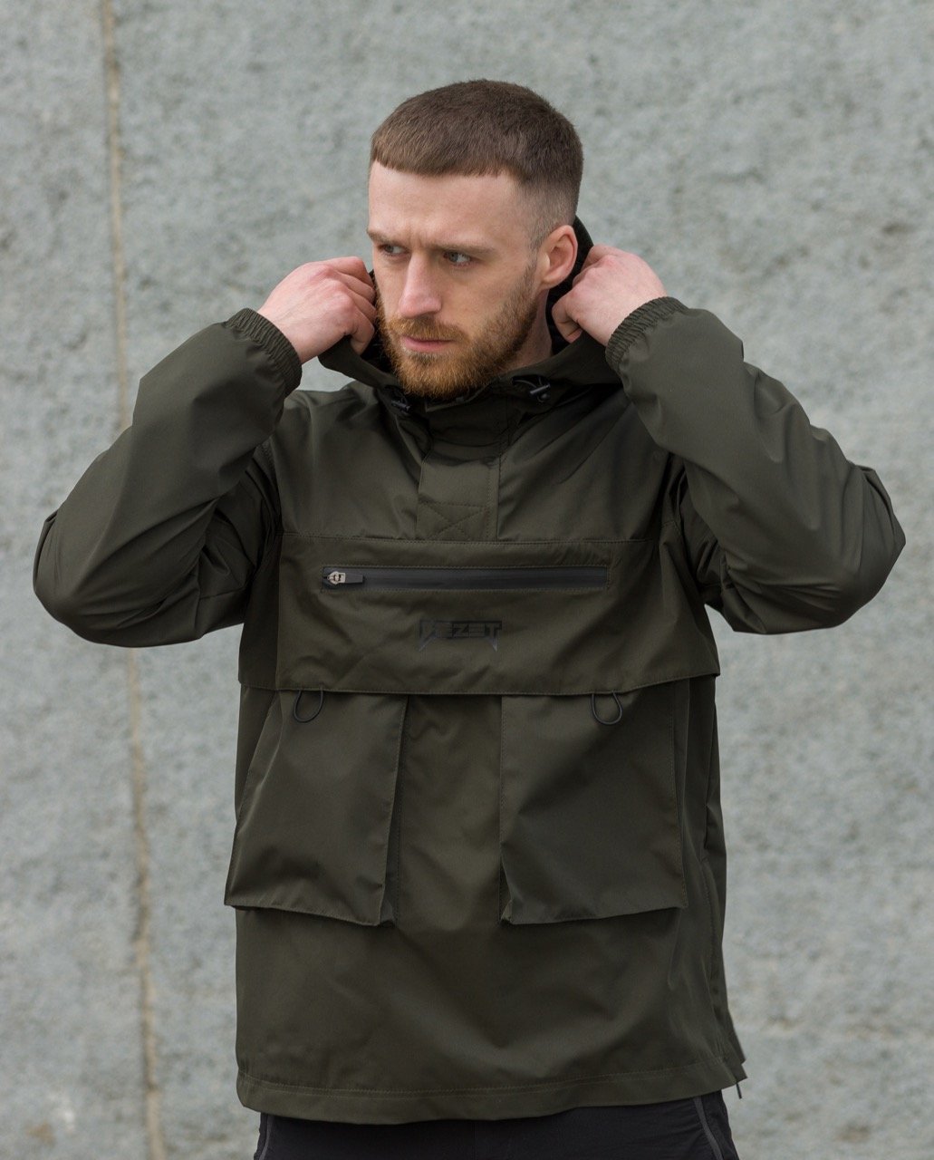 Анорак BEZET Паркур хакі - Фото 6