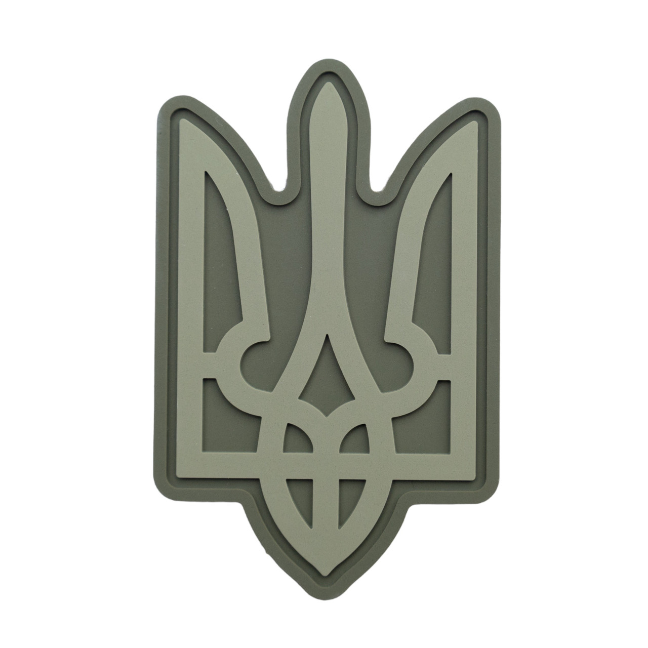 ПВХ Патч (шеврон) "Герб" фігурний олива Brand Element