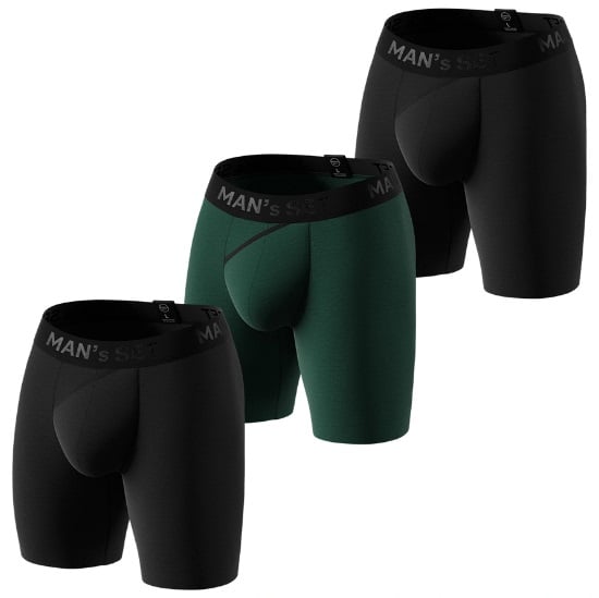 Комплект трусів Long 2.0 Black Series, 3шт MansSet