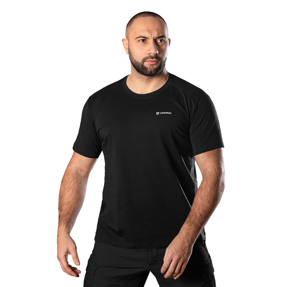 Футболка Camotec Totem Bavovna Чорний KOMBAT