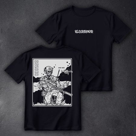 Футболка Warrior 03 черная We feel