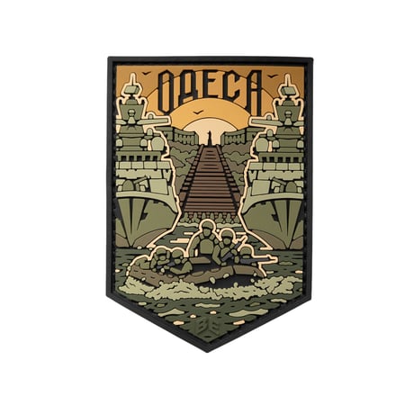 ПВХ Патч (шеврон) "Одеса" олива Brand Element