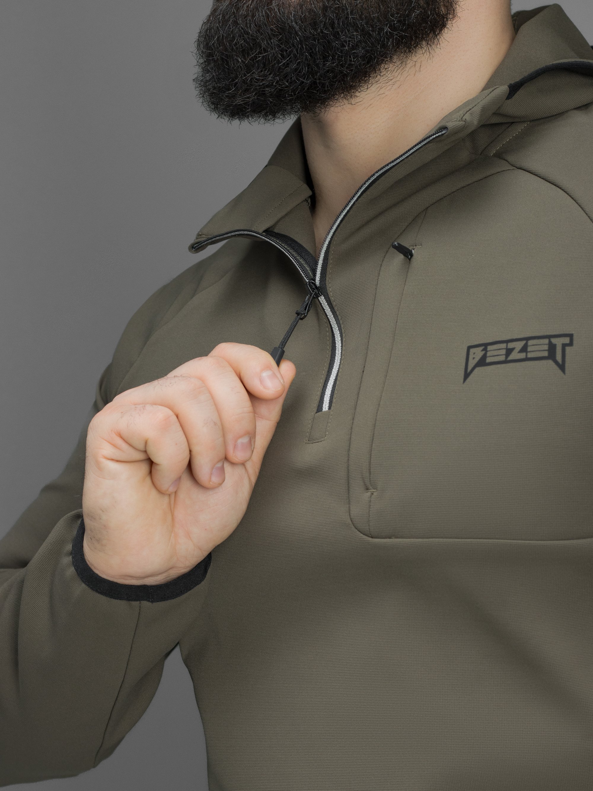 Кофта BEZET Motion хакі - Фото 13