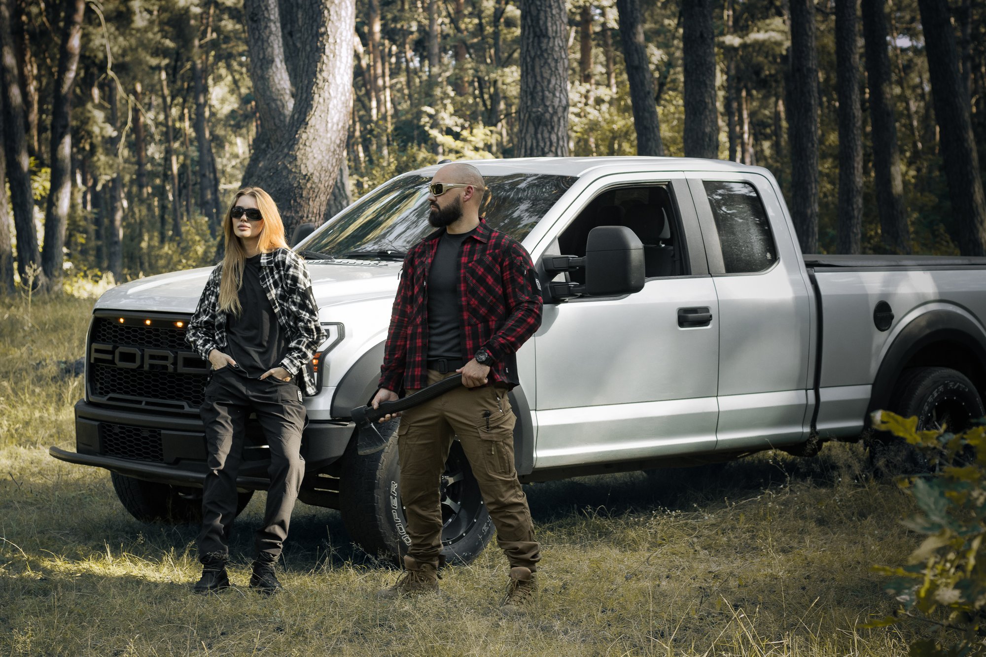 Сорочка фланелева BEZET Defender чорний/червоний - Фото 55