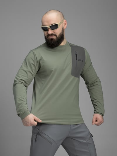 Кофта BEZET ActiveFlex хакі - Фото 8