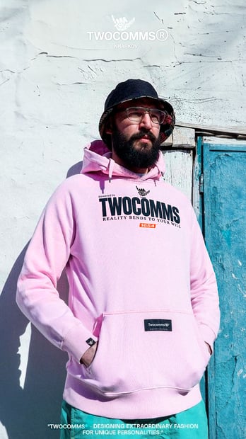 Худі TWOCOMMS "Reality Bends" Рожевий