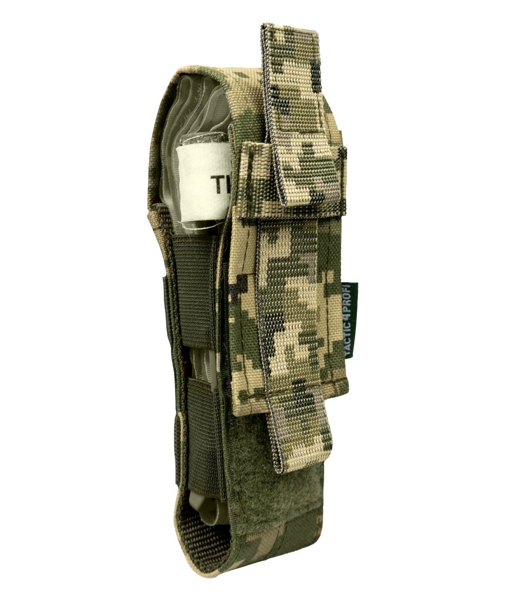 Підсумок для турнікета №3 з швидким доступом нейлон 1000D піксель зелений Tactic4Profi