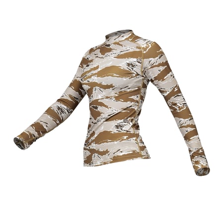 Жіночий Рашгард GIG. Tiger Stripes Desert GIG MILITARY