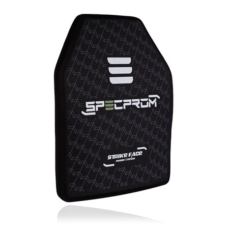Поліетиленова бронеплита SPECPROM 3-го класу 1,77кг, 27.5х35 см Чорна