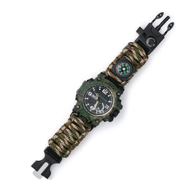 Чоловічий водостійкий тактичний годинник Besta Military з компасом - Фото 24
