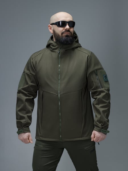 Куртка Softshell BEZET Робокоп GEN.III хакі