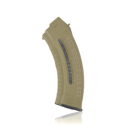 Магазин 7.62х39 с окном для контроля количества заряда патронов койот KIBORG