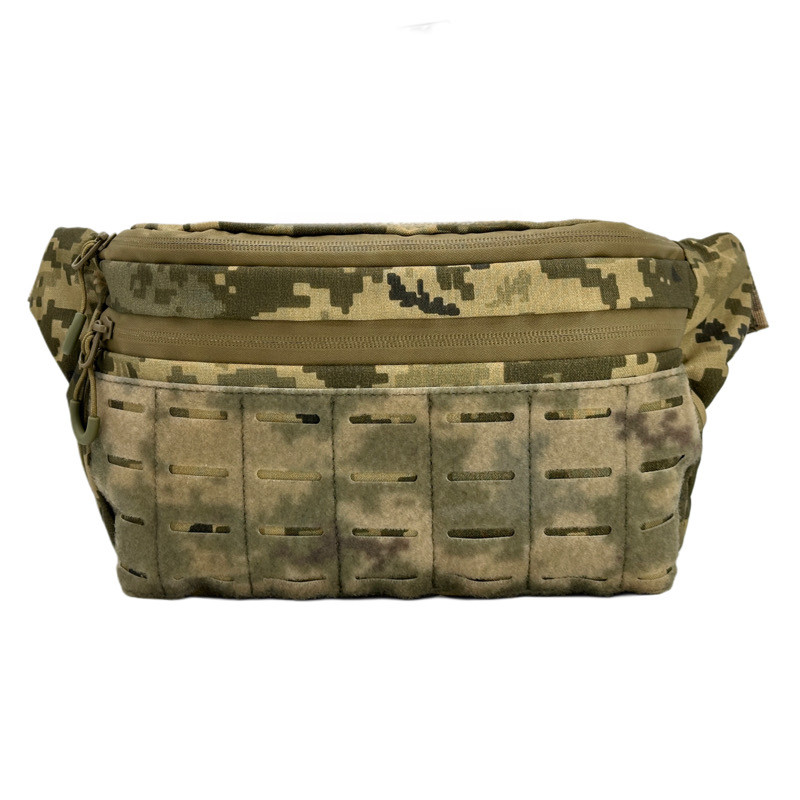 Тактична сумка бананка на пояс з патч панеллю ММ14 HardKIT