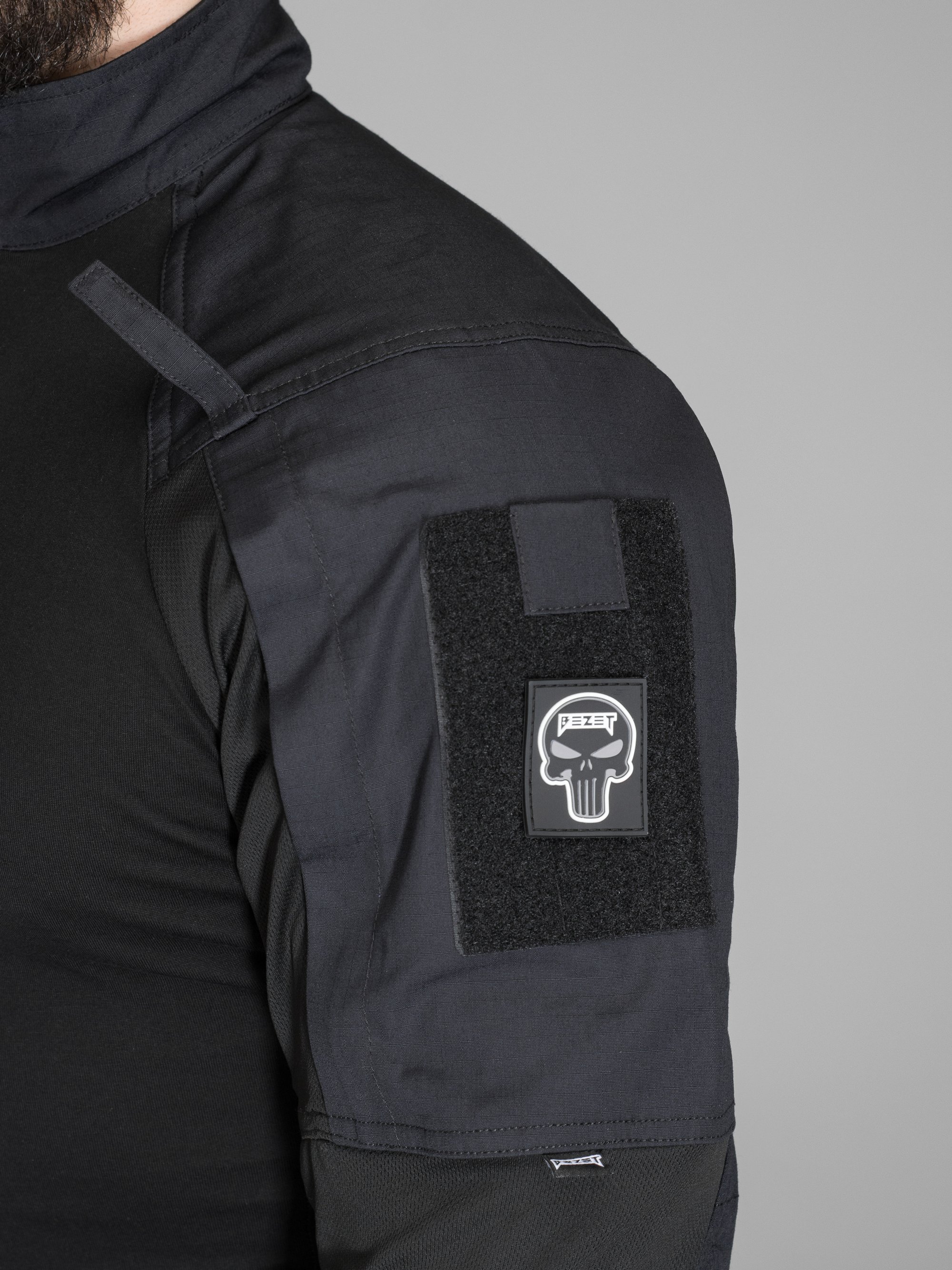 Сорочка бойова BEZET Штурм чорний - Фото 24