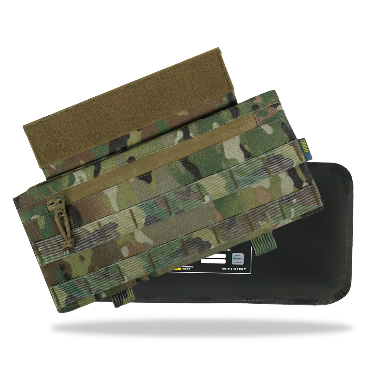 Комплект (захист живота Kiborg + балістичний захист 1 клас Militex) Мультикам GEN.2 KIBORG