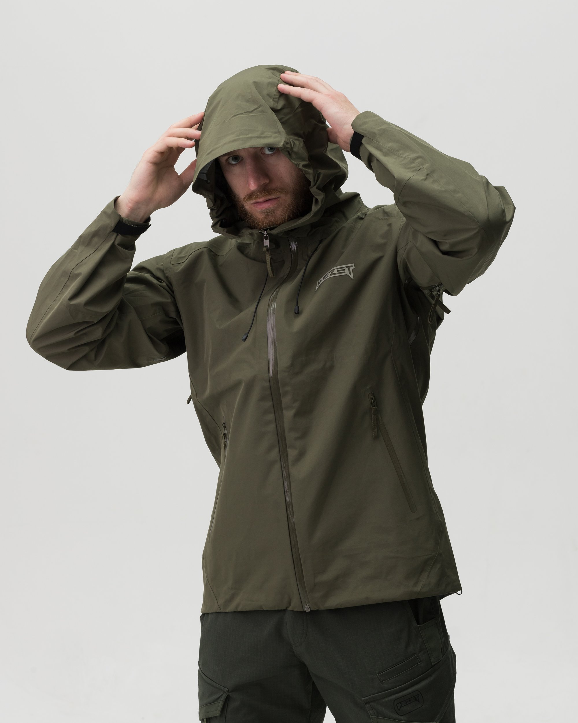 Куртка вітрівка BEZET ShieldTech хакі - Фото 22