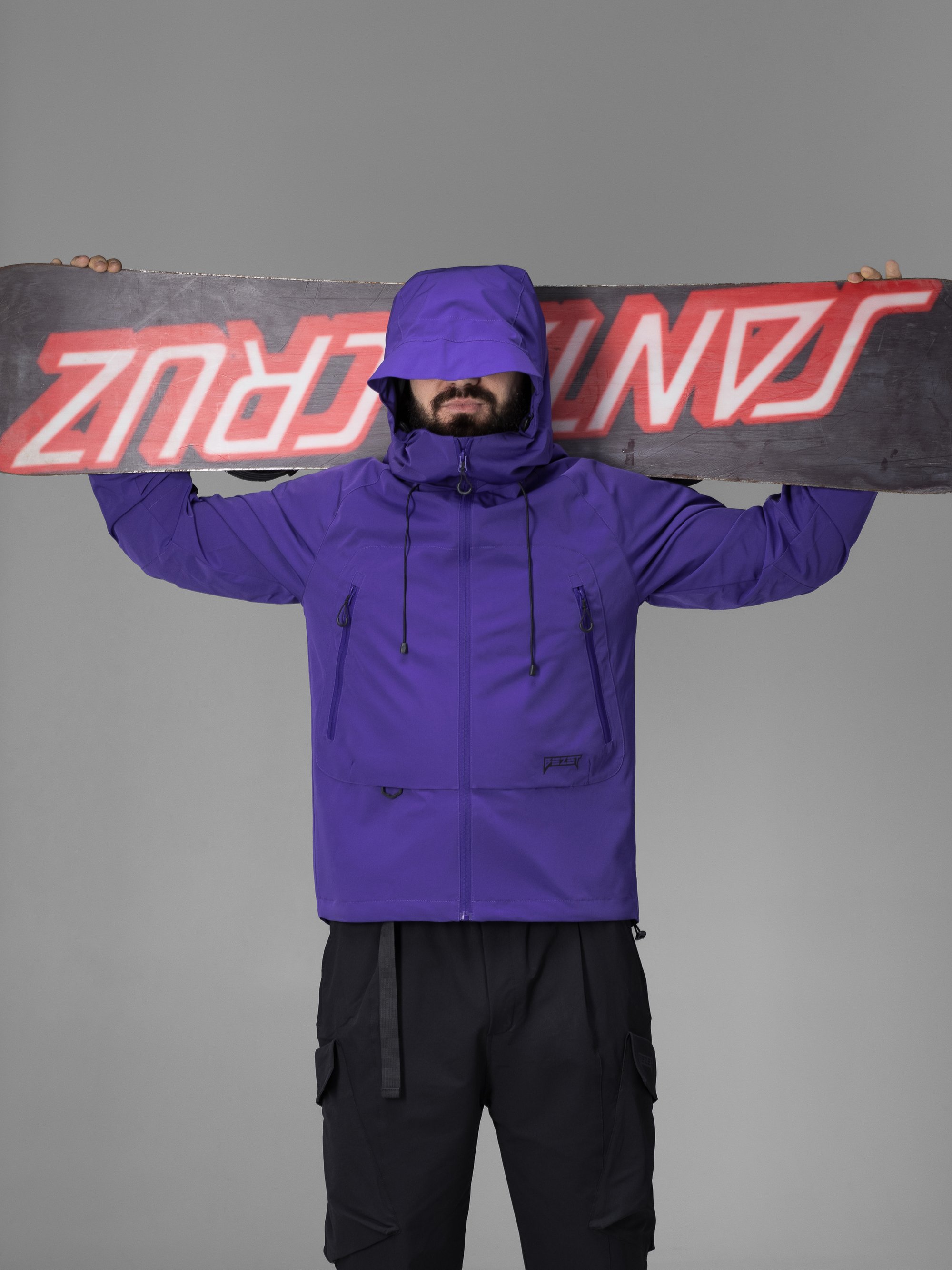 Куртка вітрівка BEZET Trail фіолетовий - Фото 16