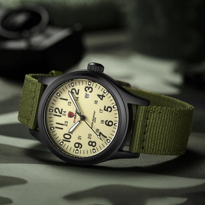 Чоловічий тактичний годинник Cheetah Command Green - Фото 6