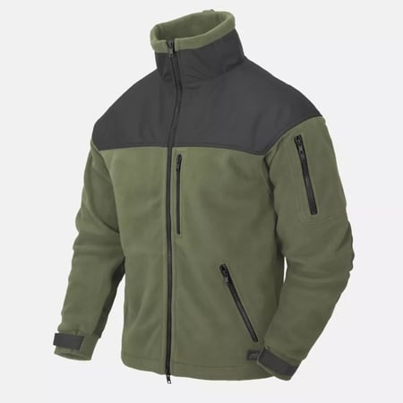 Флісова кофта Helikon-tex Classic Army Fleece Olive Green/Black