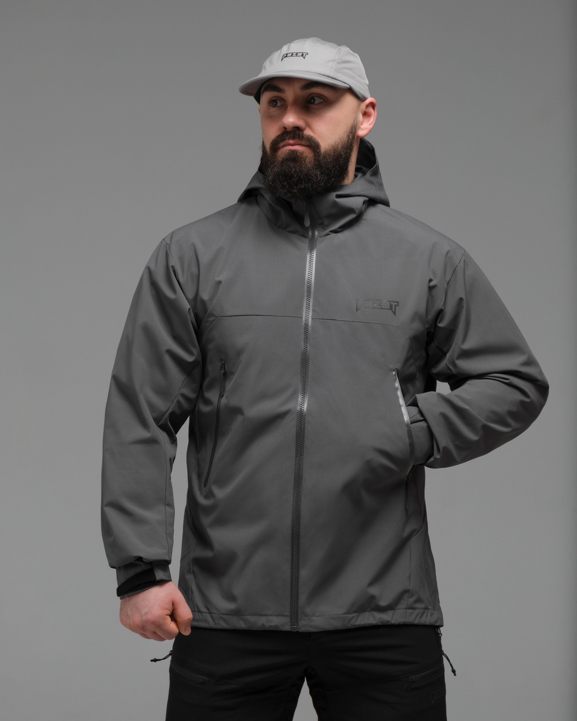 Куртка вітрівка BEZET WindBreaker сірий - Фото 6