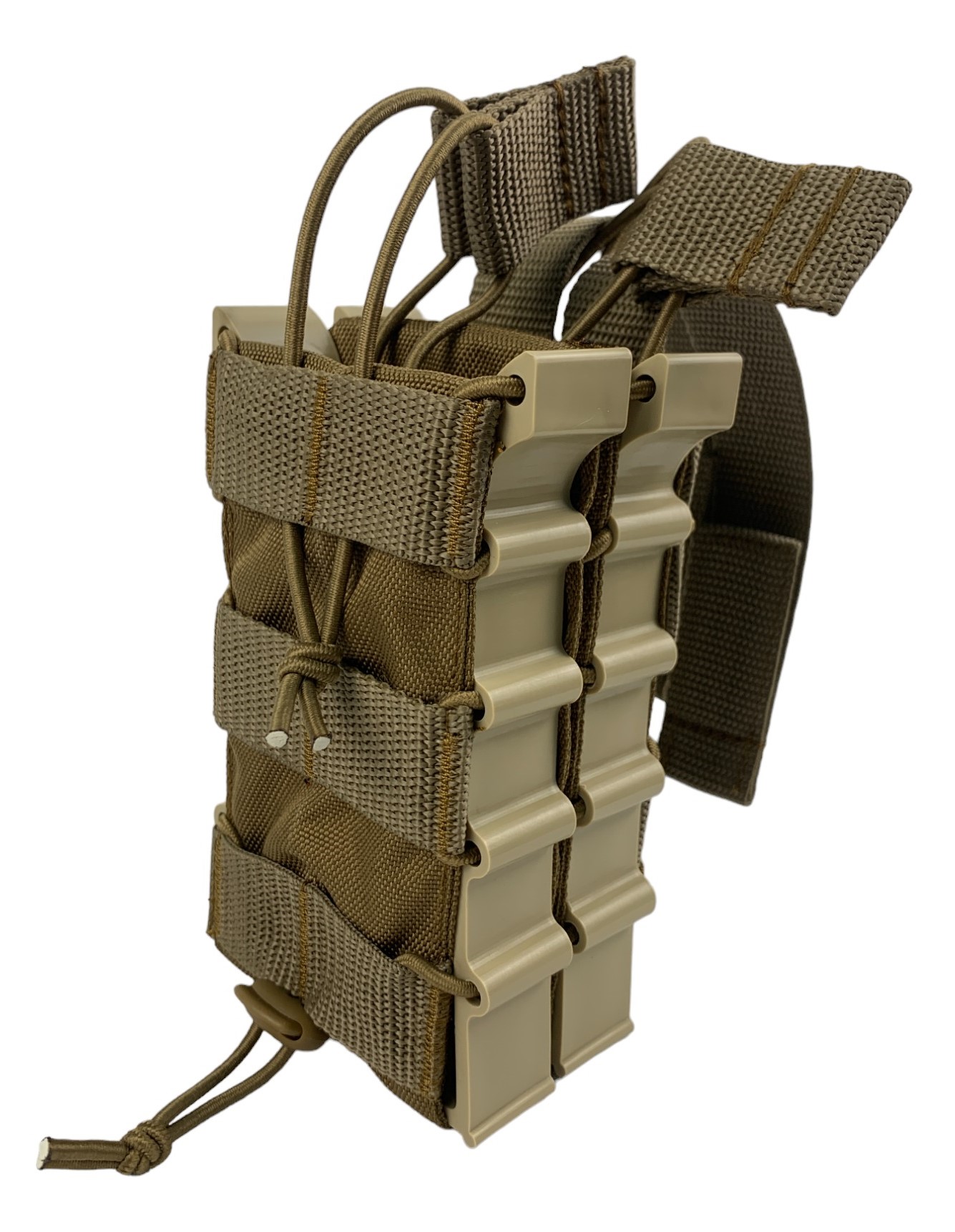 Підсумок для АК/АКМ Tactic4Profi на 2 магазини оксфорд PU койот з відкрит карманом сендвіч пласт