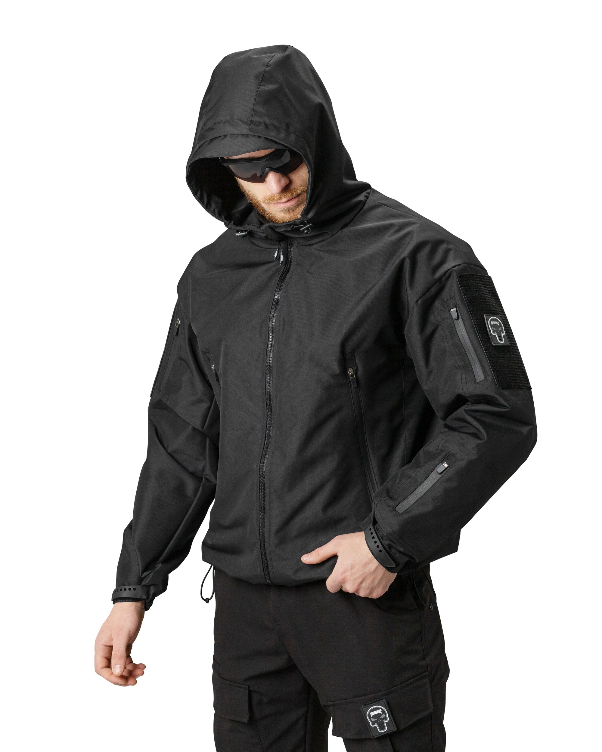 Куртка вітровка BEZET STALKER чорний