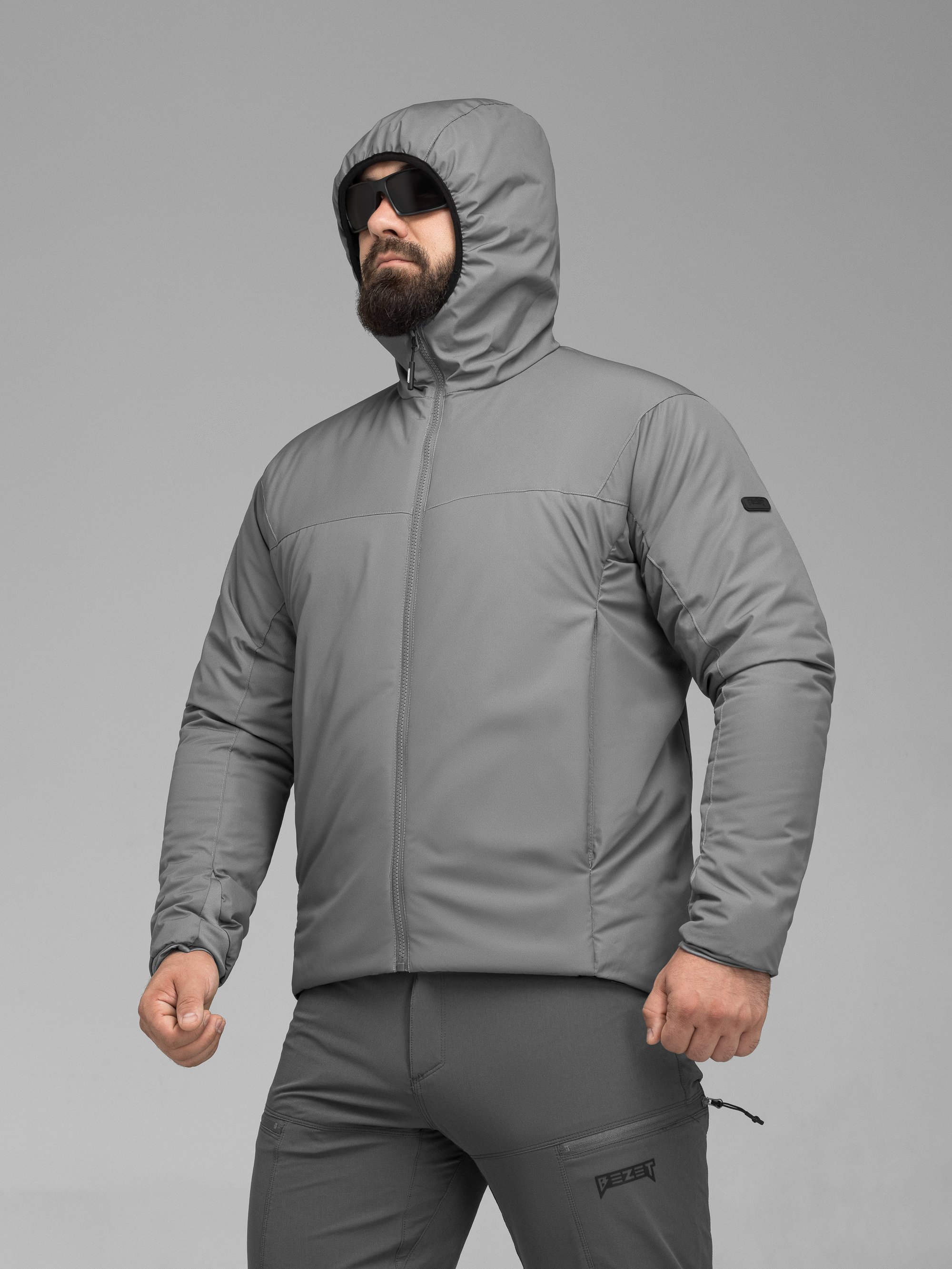 Куртка тактична BEZET Снайпер сірий - Фото 14