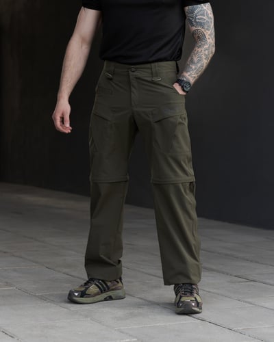 Штани-трансформери BEZET AdventurePro хакі - Фото 26