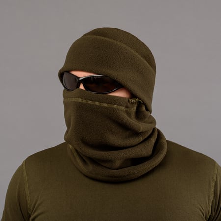 Теплий Комплект Шапка + Баф "OLIVE" (Фліс) Armoline